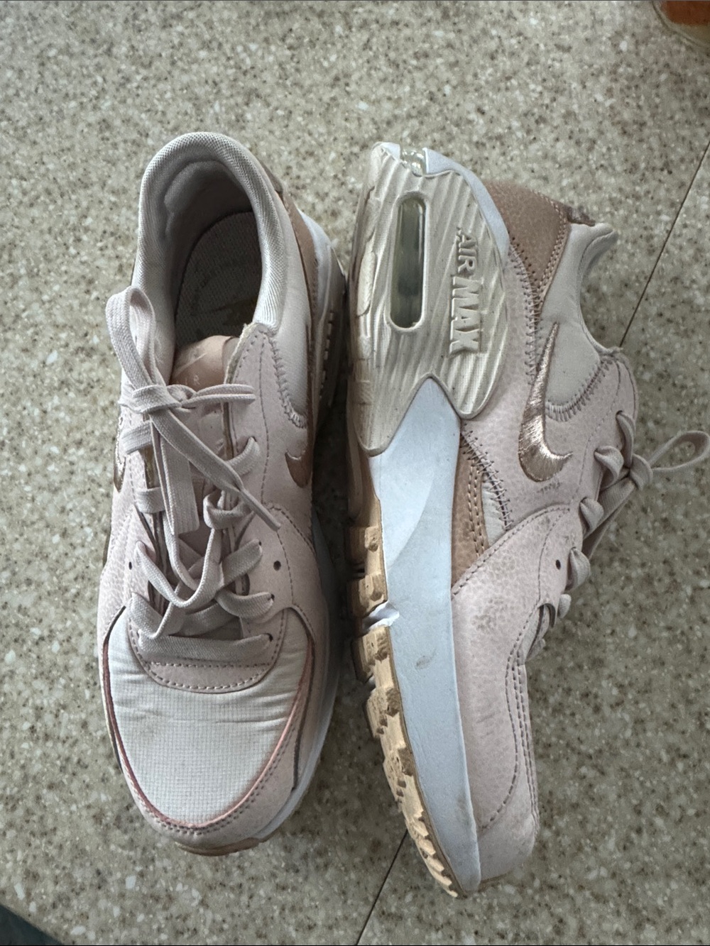 Nike Women’s Air Max Blush Pink Suede & Mesh Sneakers